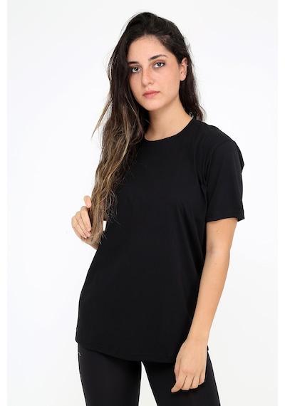 Rubadi Oversize Bol Ve Geniş Kesim Siyah T-shirt. Salaş Model Siyah