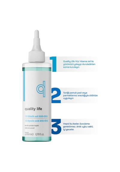 Quality Life Glikolik Asit Aha Bha Tonik 200 ML
