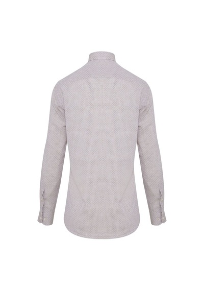 Hatemoğlu Kahverengi Desenli Slim Fit Keten Gömlek Koyu Kahve Koyu Kahverengi Hatemoğlu Kahverengi Desenli Slim Fit Keten Gömlek Koyu Kahve Koyu Kahverengi