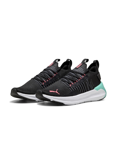 Puma Softride Symmetry Fuzion Wns 310460-08 Unisex Spor Ayakkabı Siyah