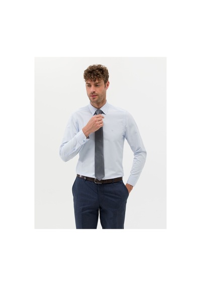 Pierre Cardin Slim Fit Uzun Kollu Basic Erkek Gömlek gri