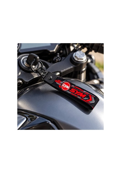 Sym Yeni Model 19 Cm Bez Motor Anahtarlık Kaliteli Oto-moto Aksesuar Çift Taraflı Baskı