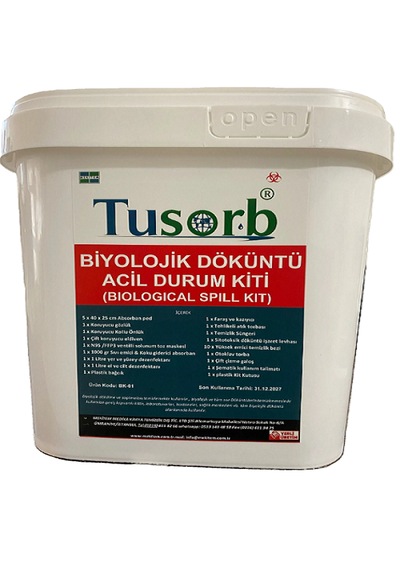 Pazar10/ Biyolojik Döküntü Acil Durum Kiti