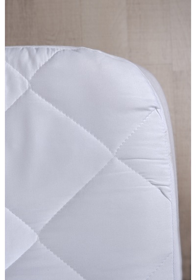 Kapitone Fitted Full Kenar Yatak Koruyucu Alez Tek Çift Battal 5 Ebat Beyaz