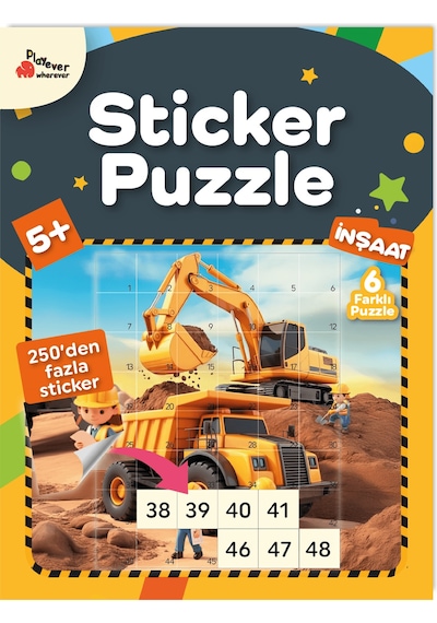 playever sticker puzzle insaat cikartmali yapboz etkinlik kitabi 124598137
