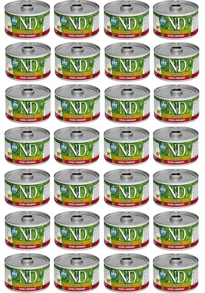 N&D Prime Tavuk ve Narli Yavru Kedi Konservesi 24 x 70 G