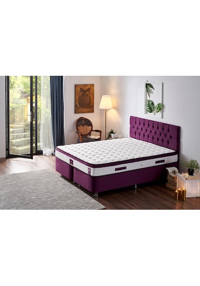 Nironyatak Niron Violet 180X200 Çift Kişilik Gizli Pedli Yatak Full Ortopedi
