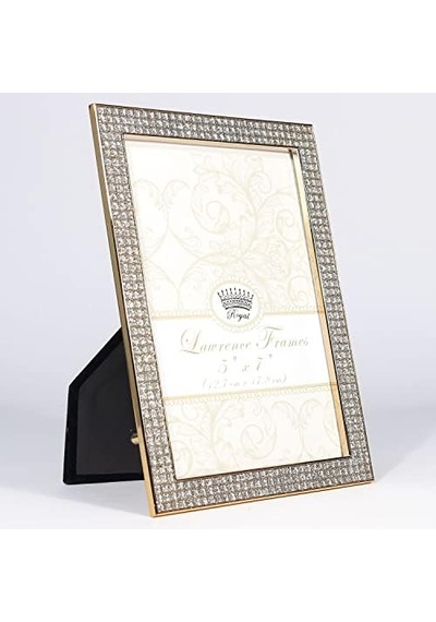 Royal Designs 5x7 Turner Altın Ve Parlak Metal Resim Çerçevesi