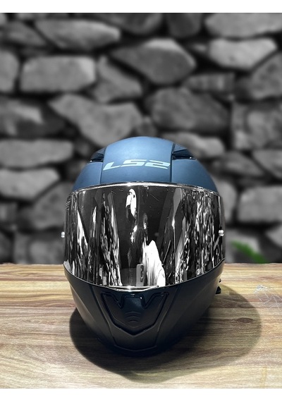 Ls2 Rapıd Mat Siyah Kask - Gri Vizör Çok Renkli