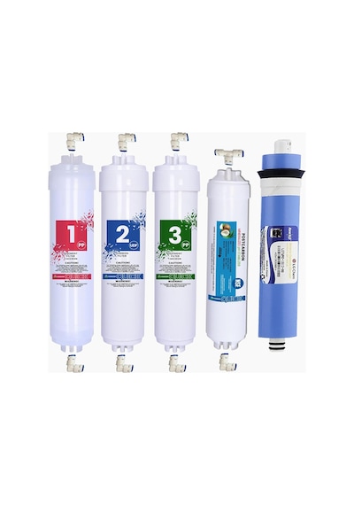 Ihlas Aura Cebilon Plus Uyumlu 12 Inç Inline 5'li Membranlı Filtre Seti Dirsek