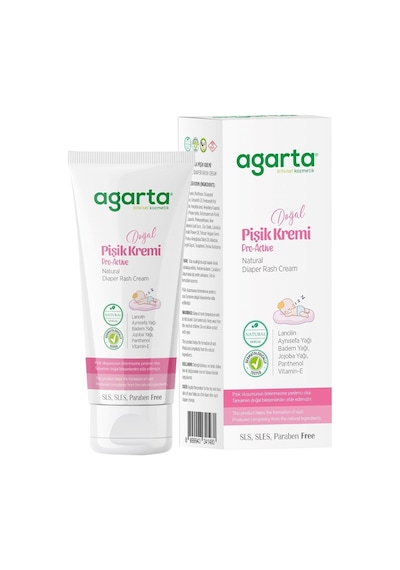 Agarta Doğal Pişik Kremi 100ml 4 Lü Set