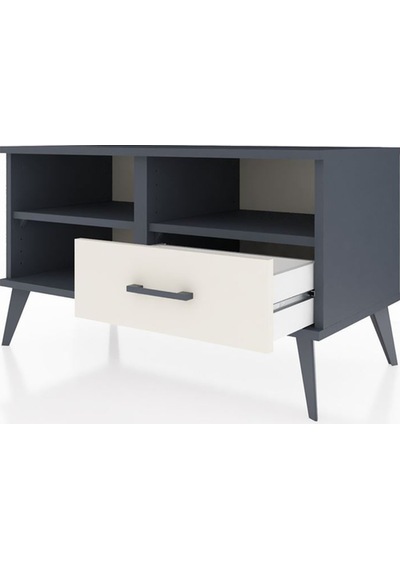 Hyperion Şifonyer 2 Raflı Tek Çekmeceli 88x44x48 Antrasit-antrasit/aytaşı Antrasit/aytaşı Hyperion Şifonyer 2 Raflı Tek Çekmeceli 88x44x48 Antrasit-antrasit/aytaşı Antrasit/aytaşı