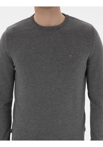 Pierre Cardin Erkek Gri Melanj Kazak /triko 50296575-vr086 Gri Melanj