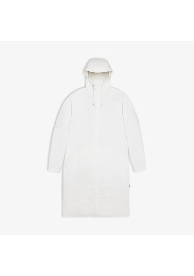 Rains Longer Unisex Beyaz Yağmurluk