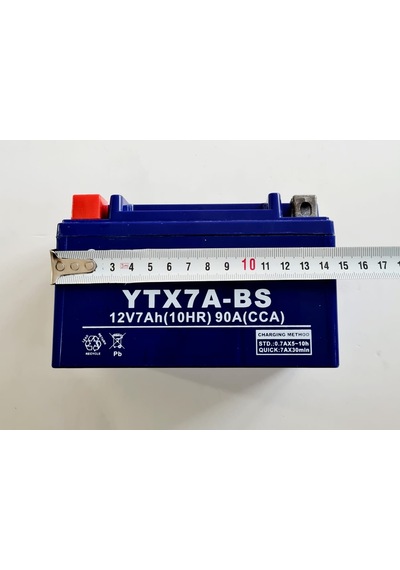 12V 7AH Scooter Motosiklet Akü YTX7A-BS - 2024 Yiğit Akü