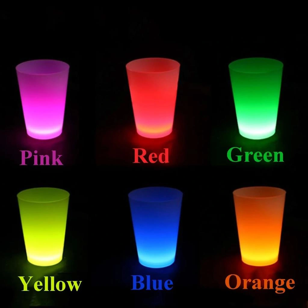 Glow Partisi Bardakları 6 Renk 6 Adet 1.5 Oz "