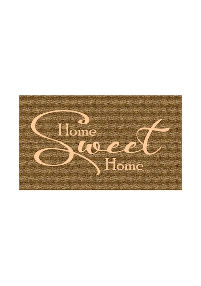 Dijital Baskı Paspas Dış Kapı Önü Balkon Koridor Paspası Kaymaz Taban Kahverengi Sweet - 930999319 Kahverengi Sweet