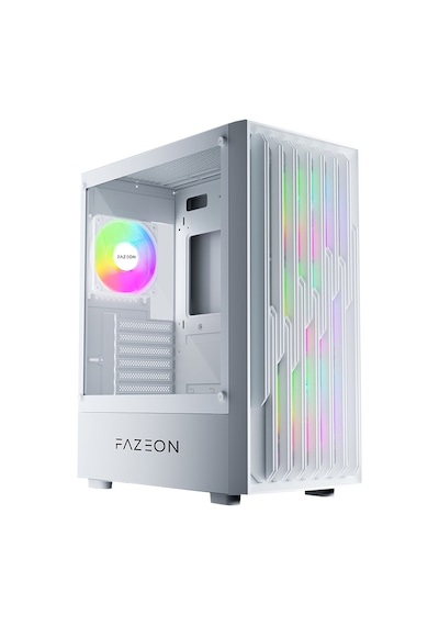 Fazeon F18 650w 80+ Bronze Tempered Glass Mesh 4x Argb Fanli Usb 3.0 Beyaz E-atx Bilgisayar Kasasi Fazeon F18 650w 80+ Bronze Tempered Glass Mesh 4x Argb Fanli Usb 3.0 Beyaz E-atx Bilgisayar Kasasi