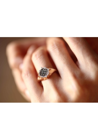 Reis Kuyumculuk T6072 Debut Band Ring Pembe Altın Yüzük