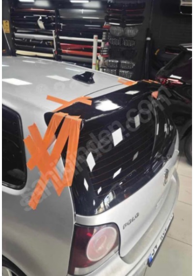 Vw Polo 1996-2009 Spoyler Parlak Siyah Boyalı Fiber Üretim
