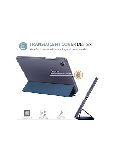 Samsung Uyumlu Galaxy Tab A8 10.5 Sm-X200 X205 X207 Kılıf Pu Deri Smart