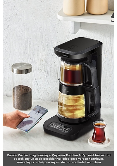 Karaca Robotea Pro Connect 4 In 1 Konuşan Cam Çay Makinesi