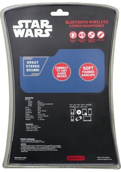 Star Wars Darth Vader R2-d2 Artoo-deetoo Droid Bluetooth Kulaklık Mikrofonlu Kablosuz Çocuk Kulaklığı Lisanslı Sw-9938-ds