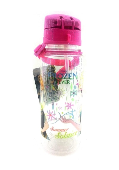 Hakan Çanta Anna & Elsa 500 Ml Kırılmaz Gövde Şeffaf Matara 7872
