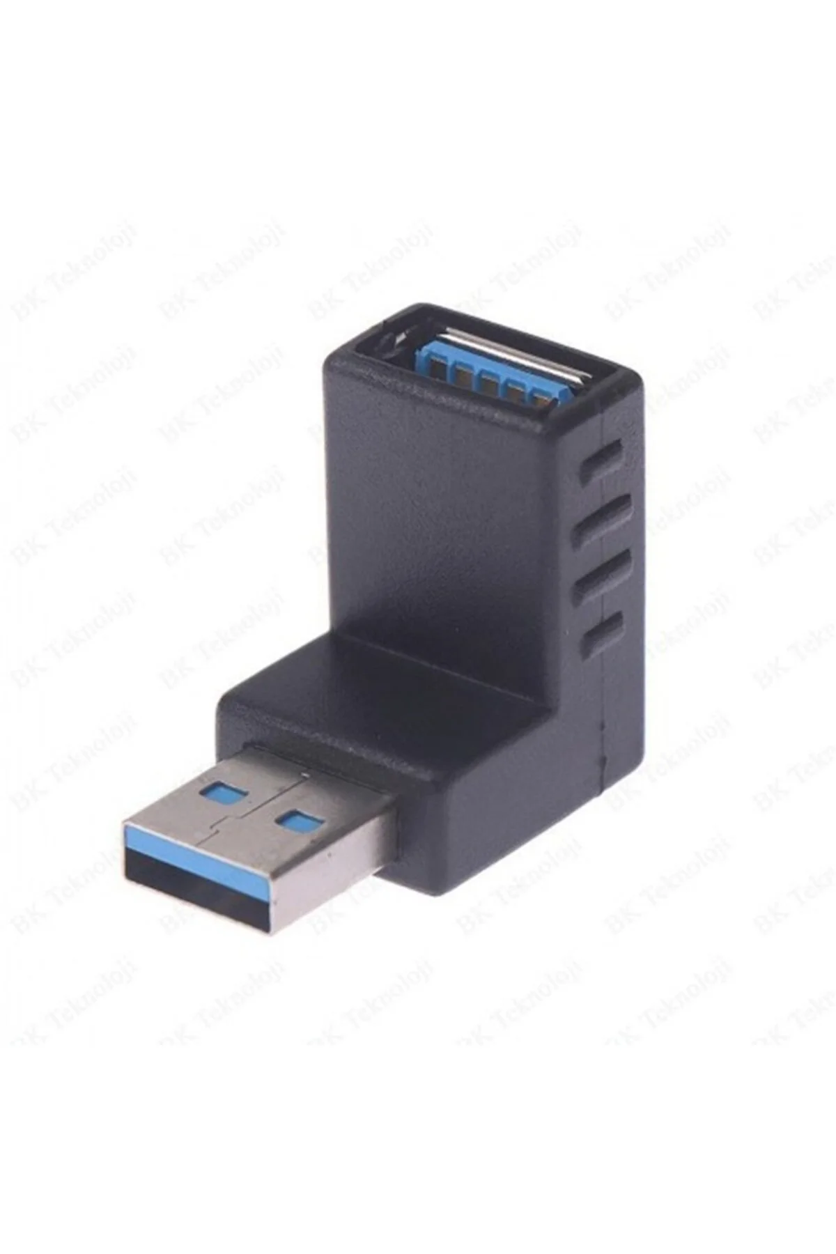 Usb 3.0 Aşağı Açılı Konnektör Erkek Dişi 90 Derece Uzatma Adaptörü Yüksek Hızlı Usb Yeni 3.0 Sürümü 1