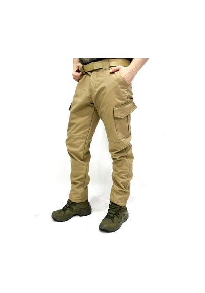 Kordak Erkek Içi Polarlı Tactical Outdoor Su Geçirmez Bej Softshell Pa Bej