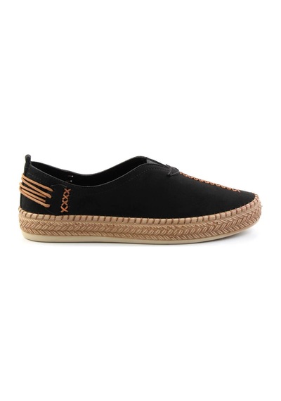 Bambi Siyah Kadın Espadril K01309210502 Siyah