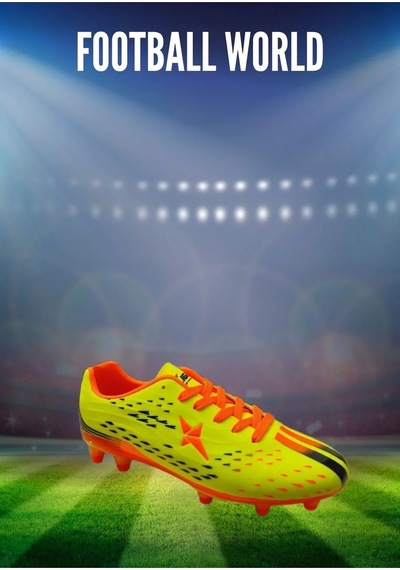 In Step Air La Liga Sarı Akademik Futbol Ayakkabısı Halı Saha Krampon - 535