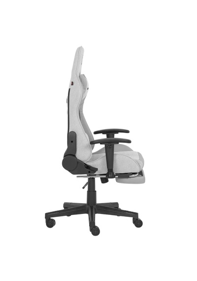 Rampage Kl-r27 Elemental Ayak Dayama Yerli Terletmez Kumaş Gri / Karbon Gaming Oyuncu Koltuğu Beyaz