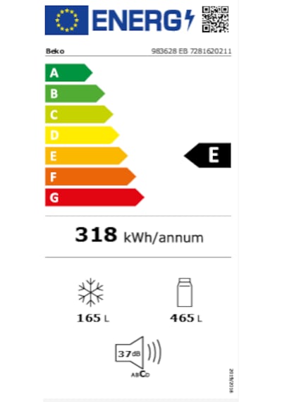 Beko 983628 EB 630 LT No-Frost Üstten Donduruculu Buzdolabı