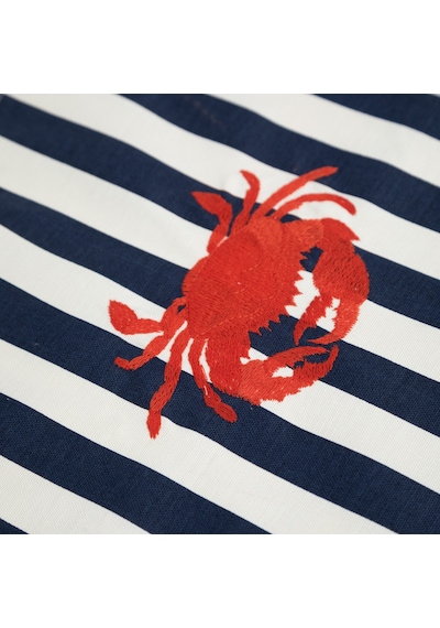 Mudo Home Marın Crab Nakışlı Runner Lacivert 50x130 696123