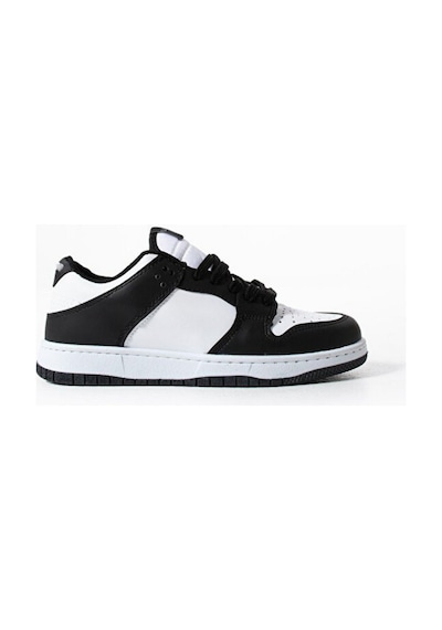 Sandrush Low Top Dayanıklı Rahat Unisex Günlük Sneaker Ayakka... Siyah - Beyaz