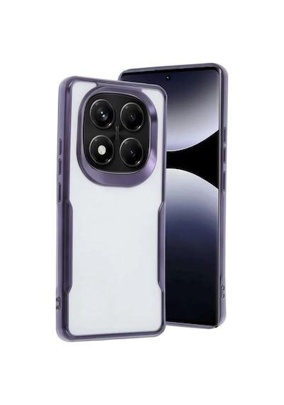 Newface Xiaomi Redmi Note 14 Pro 5g Kılıf Boyi Silikon Kapak - Derin Mor