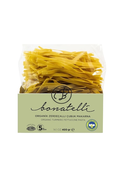 Bonatelli Organik Zerdeçallı Çubuk Makarna 400 G