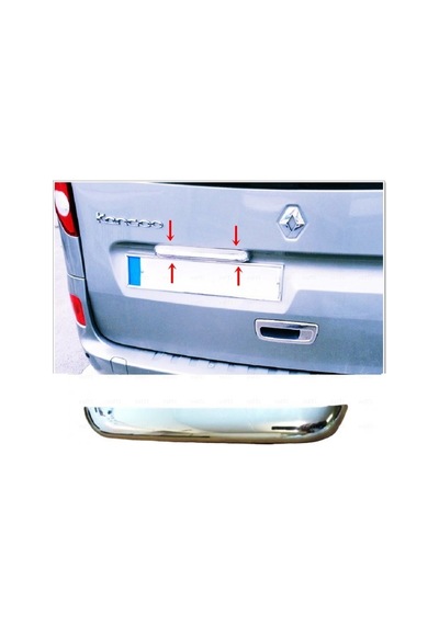 Ebal Otomotiv Renault Kangoo Krom Bagaj Çıtası 2008 Üzeri P. Çelik