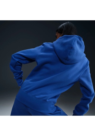 Nike Phoenix Fleece Fz Hoodie Normal Kalıp Kadın Sweatshirt-sportxstore Mavi