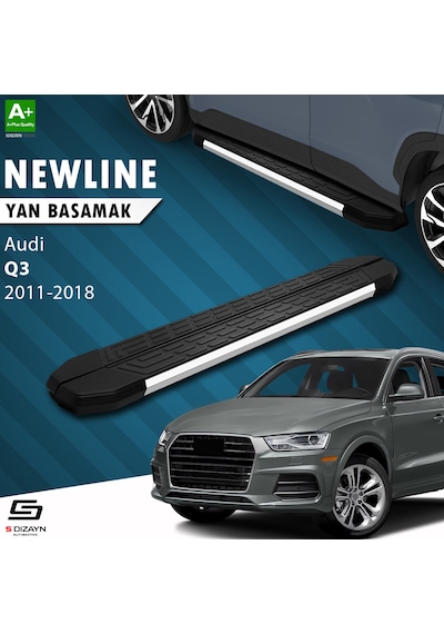 S-dizayn Audi Q3 8u Newline Krom Yan Basamak 173 Cm 2011-2018