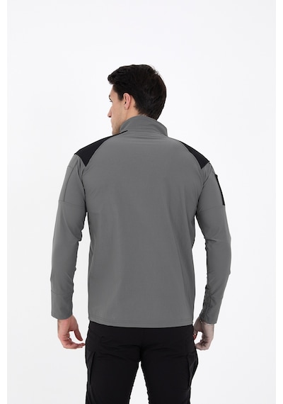 Camp Scoutland Camp137 Outdoor Tactical Su iticili Erkek Gri Taktik Sweatshirt