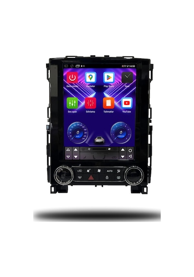 Caros Renault Megane 4 Uyumlu Dijital Çerçeveli Tesla Ekran Android Multimedya 4-32 Gb 9.7''
