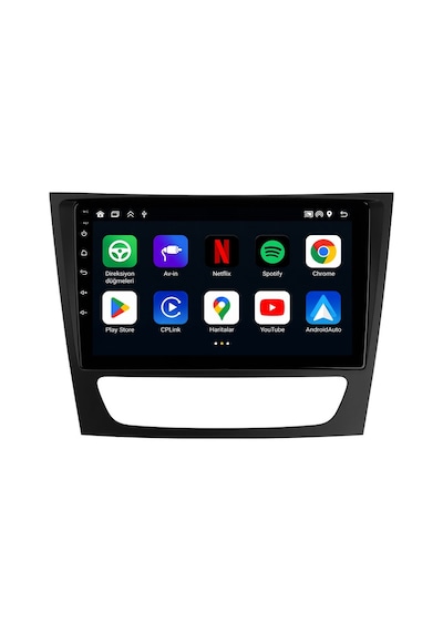 Mercedes E-class Android Multimedya 2002-2010 Carplay Android Auto Navigasyon 4gb Ram 32gb 9"