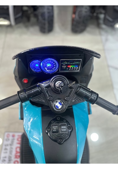 Akülü Motor 12 Volt Turkuaz