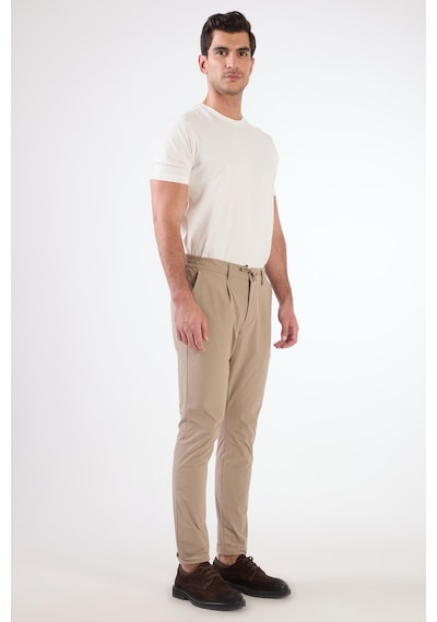 Dufy Pileli Jogger Pantolon Vizon