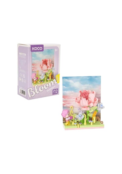 Bloom Boutique Stamen Scene Serisi Mini Bahçe Yapı Blokları Seti
