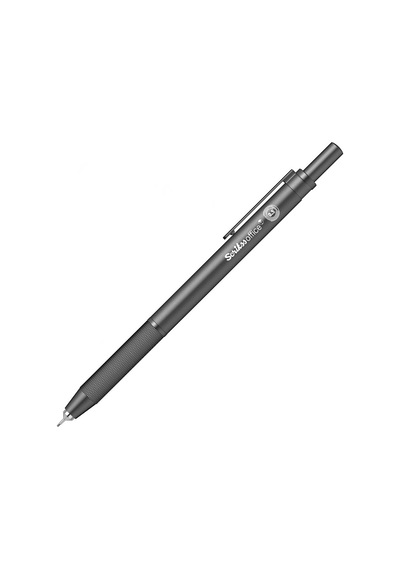 Scrikss Twist Şeffaf Ambalaj Versatil Kalem 0.5 Mm Siyah