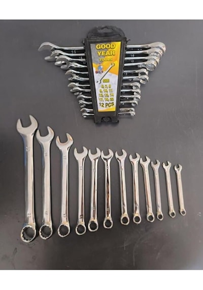 Nsp Good Year Tools 12 Parça Kombine Anahtar Takımı 12 Li Düz-yıldız 6x22 Mm
