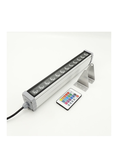 70 Cm Wallwasher Led Bina Dış Duvar Aydınlatma Renkli Rgb Işık Gri